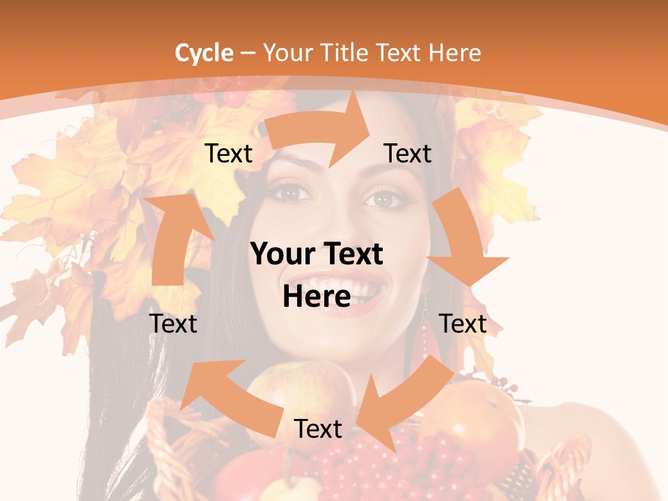 Basket Maple Head PowerPoint Template
