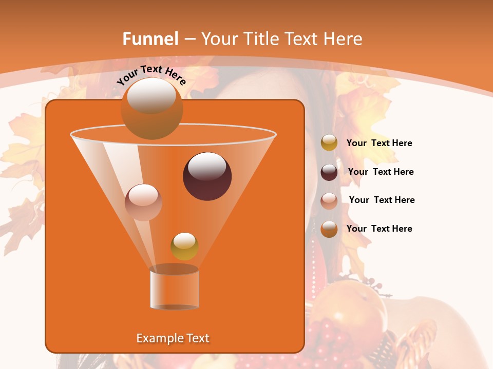 Basket Maple Head PowerPoint Template