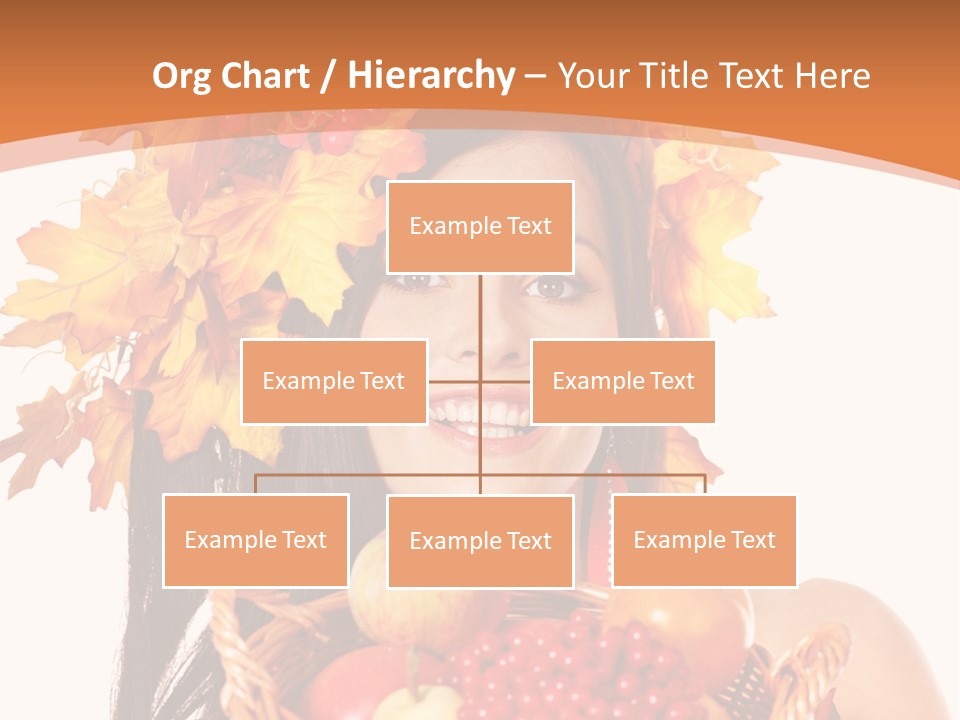 Basket Maple Head PowerPoint Template