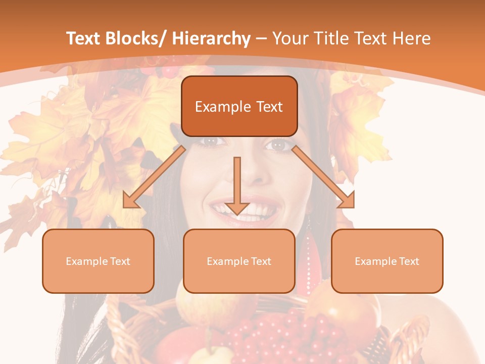 Basket Maple Head PowerPoint Template