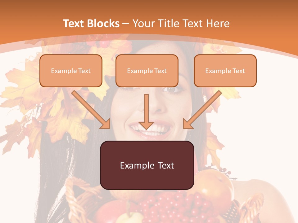 Basket Maple Head PowerPoint Template