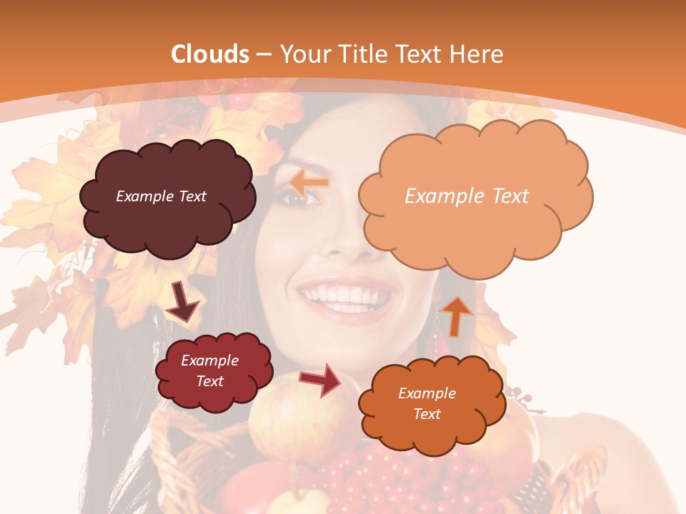 Basket Maple Head PowerPoint Template