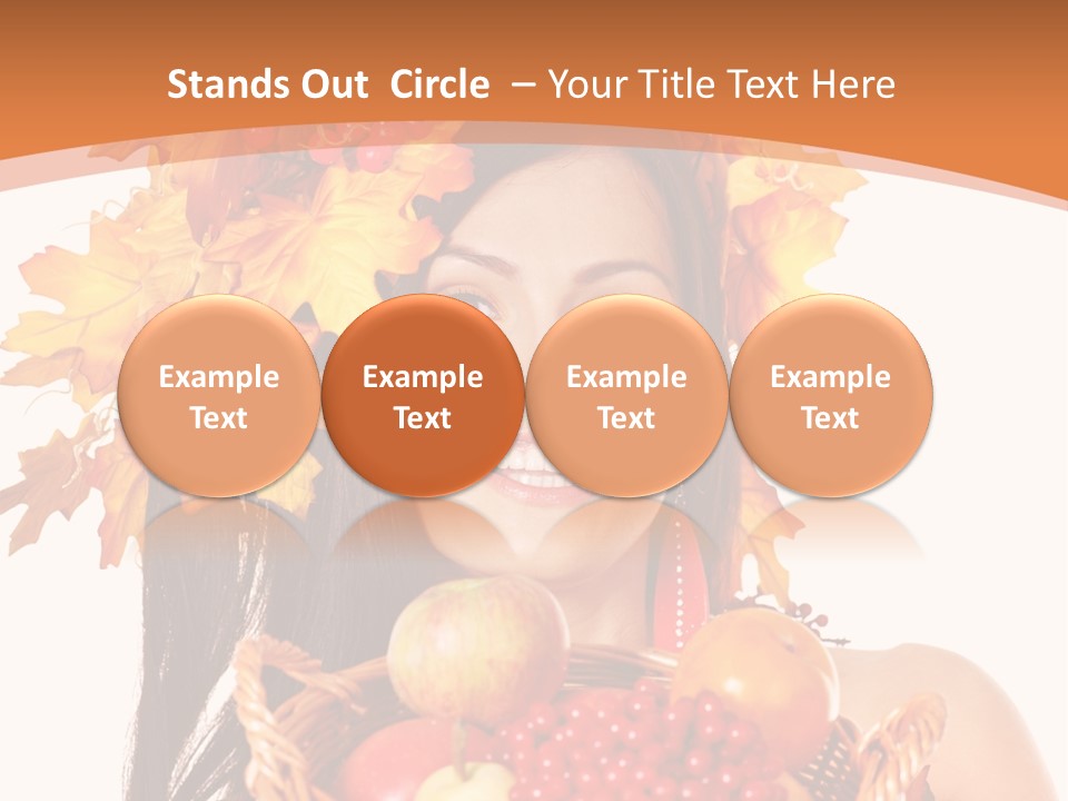 Basket Maple Head PowerPoint Template