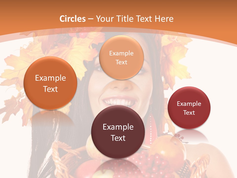 Basket Maple Head PowerPoint Template