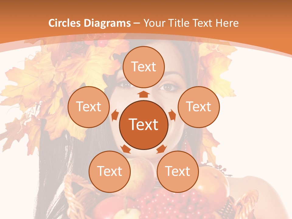 Basket Maple Head PowerPoint Template