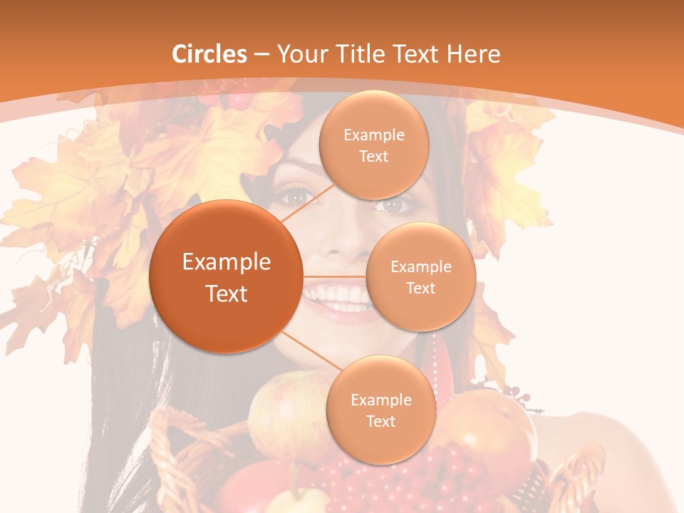 Basket Maple Head PowerPoint Template