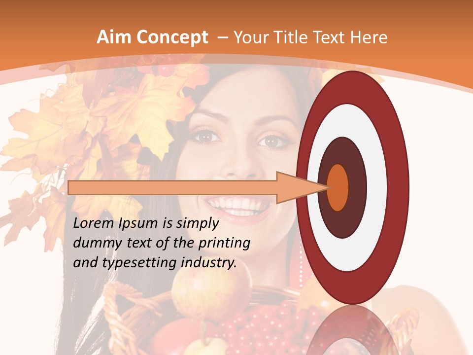 Basket Maple Head PowerPoint Template
