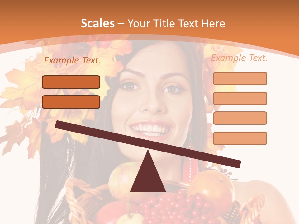 Basket Maple Head PowerPoint Template