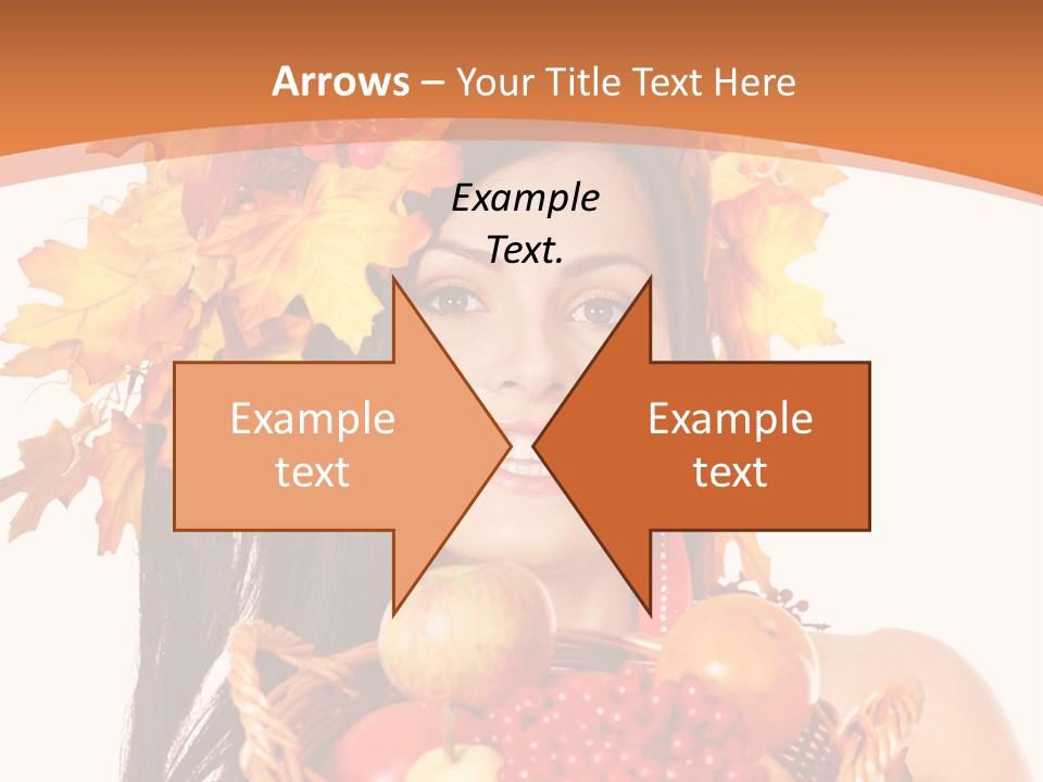 Basket Maple Head PowerPoint Template