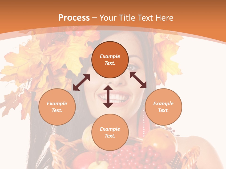 Basket Maple Head PowerPoint Template