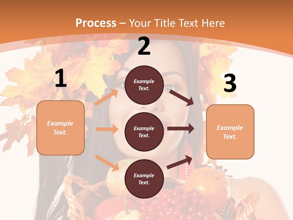 Basket Maple Head PowerPoint Template