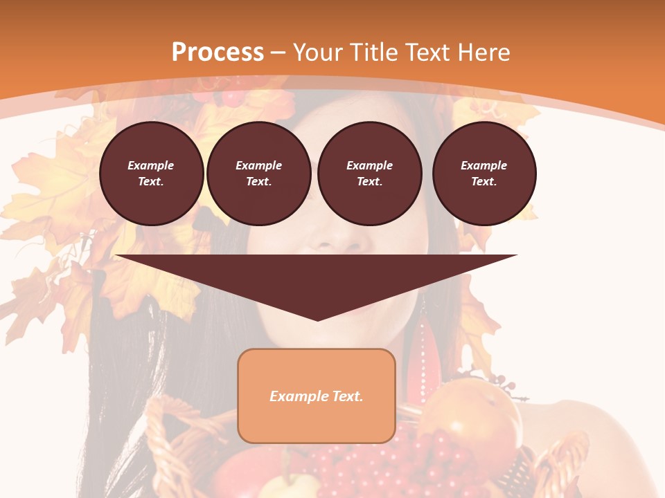 Basket Maple Head PowerPoint Template