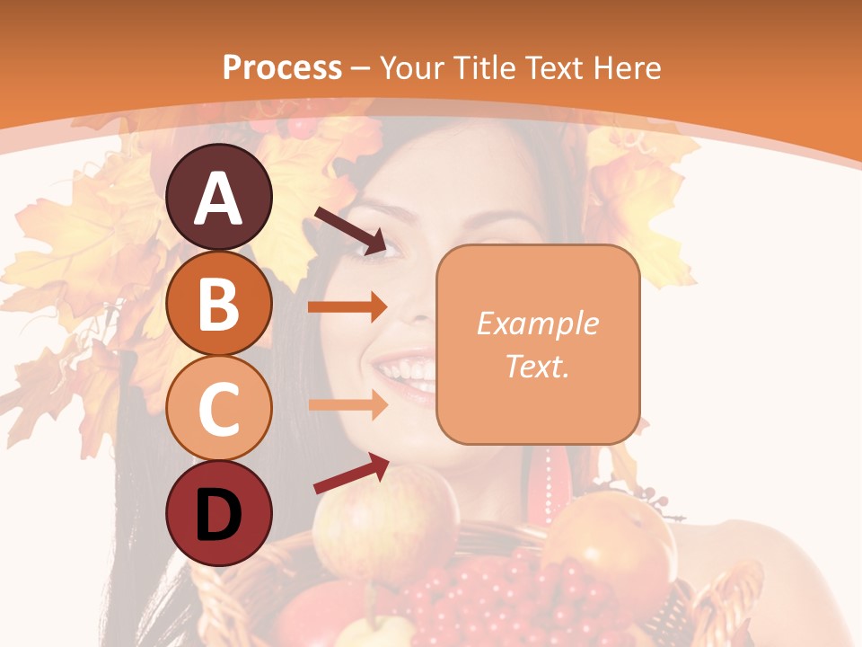 Basket Maple Head PowerPoint Template