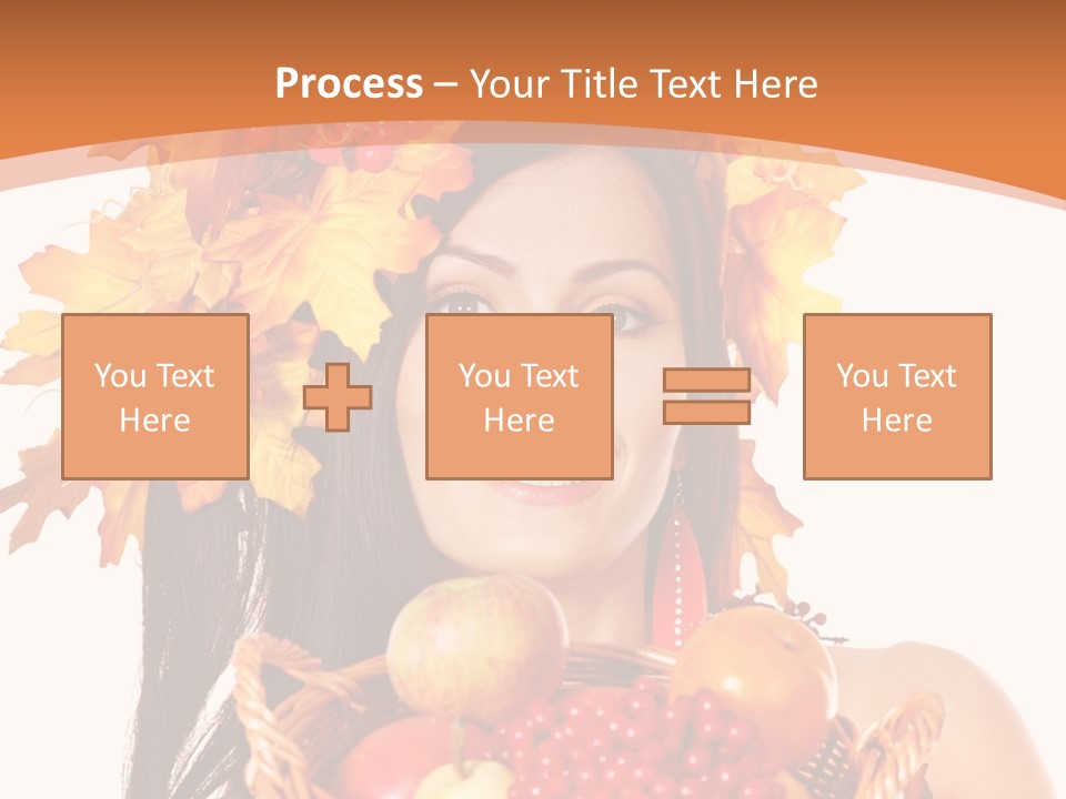 Basket Maple Head PowerPoint Template