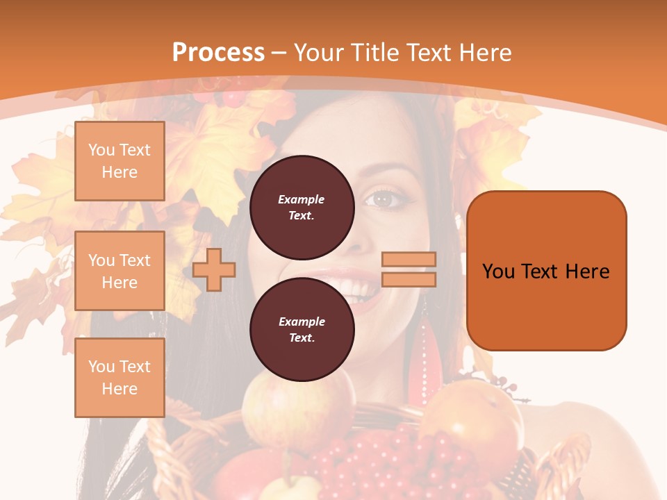 Basket Maple Head PowerPoint Template