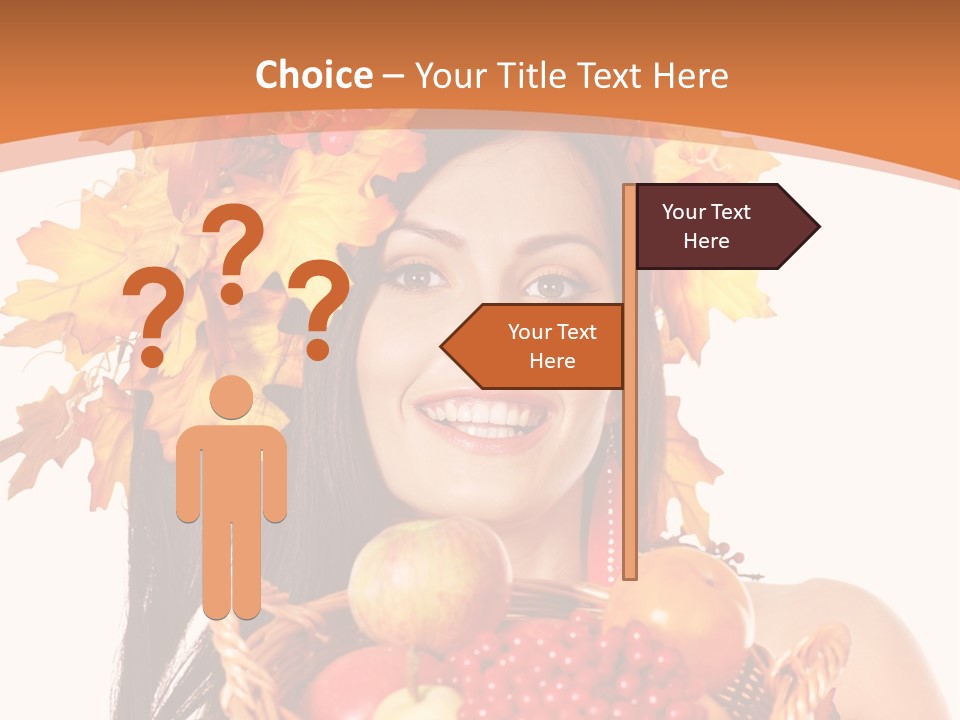 Basket Maple Head PowerPoint Template