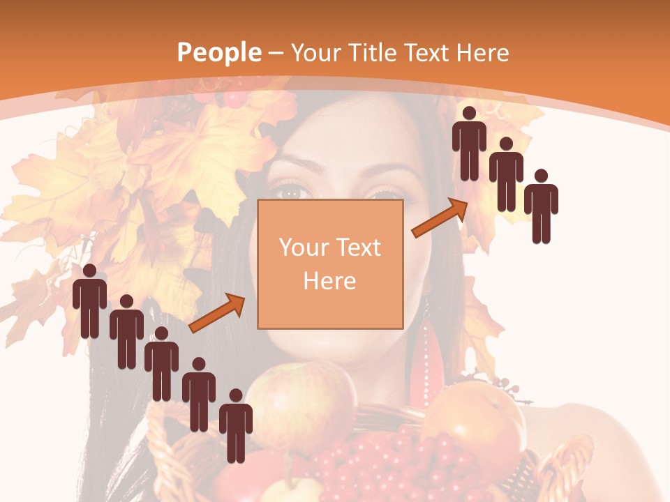 Basket Maple Head PowerPoint Template