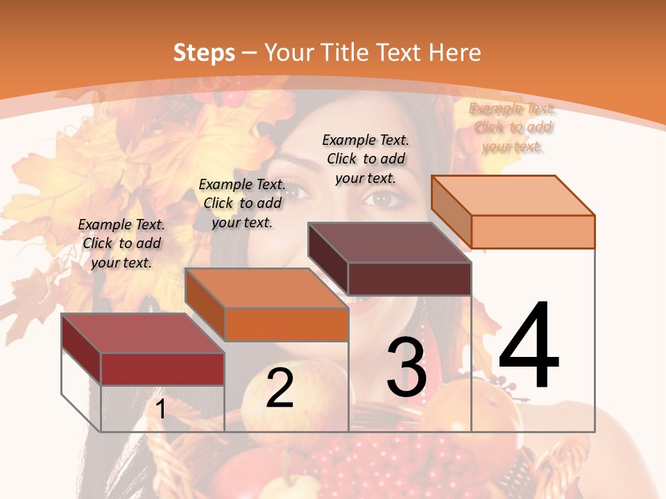 Basket Maple Head PowerPoint Template