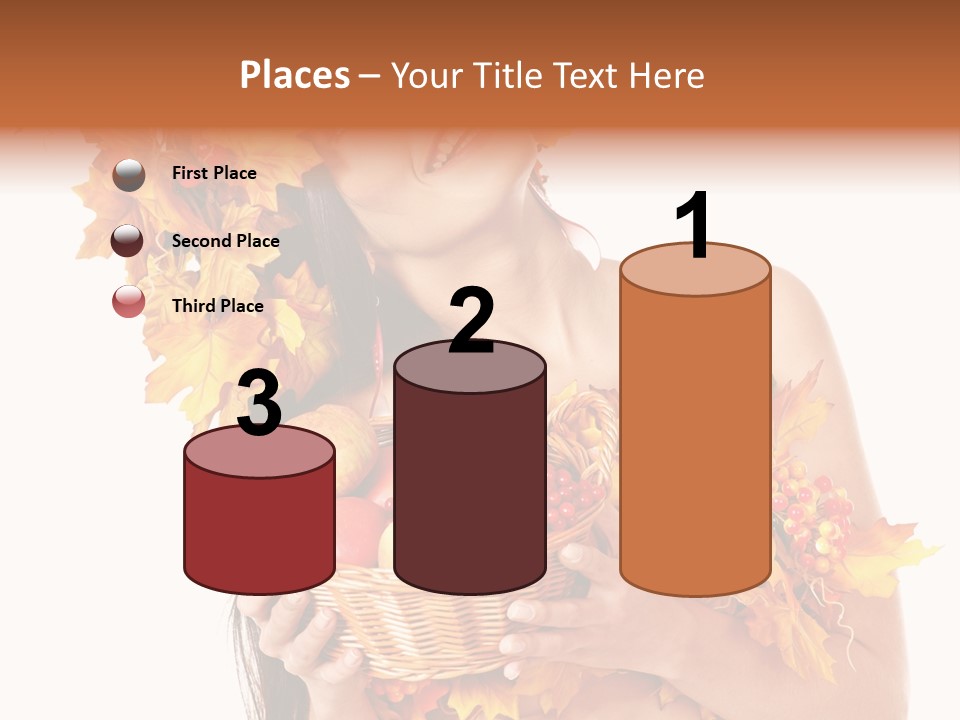 Apple Person Flower PowerPoint Template