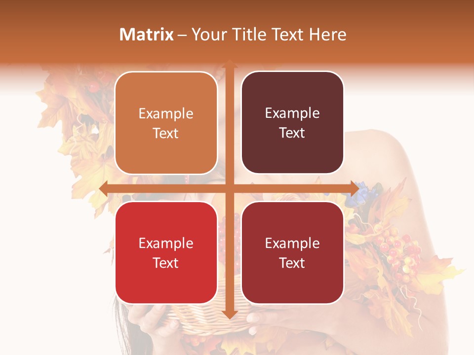 Apple Person Flower PowerPoint Template