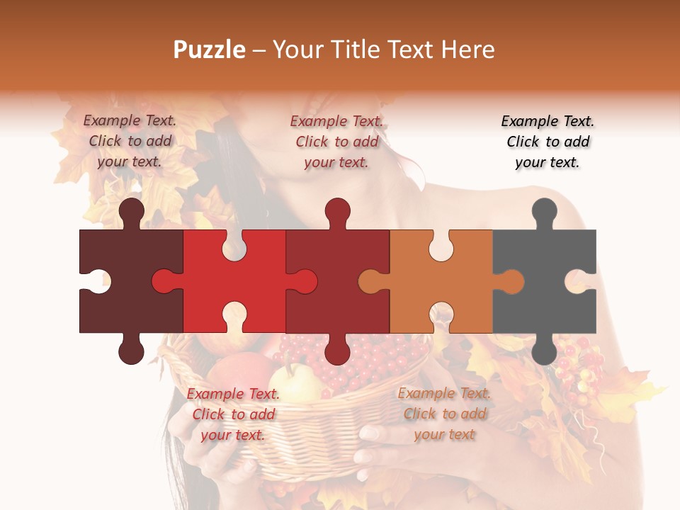 Apple Person Flower PowerPoint Template