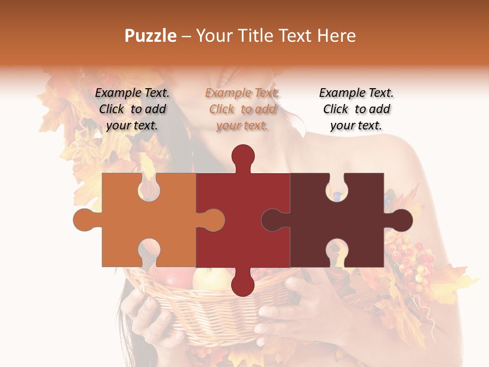 Apple Person Flower PowerPoint Template