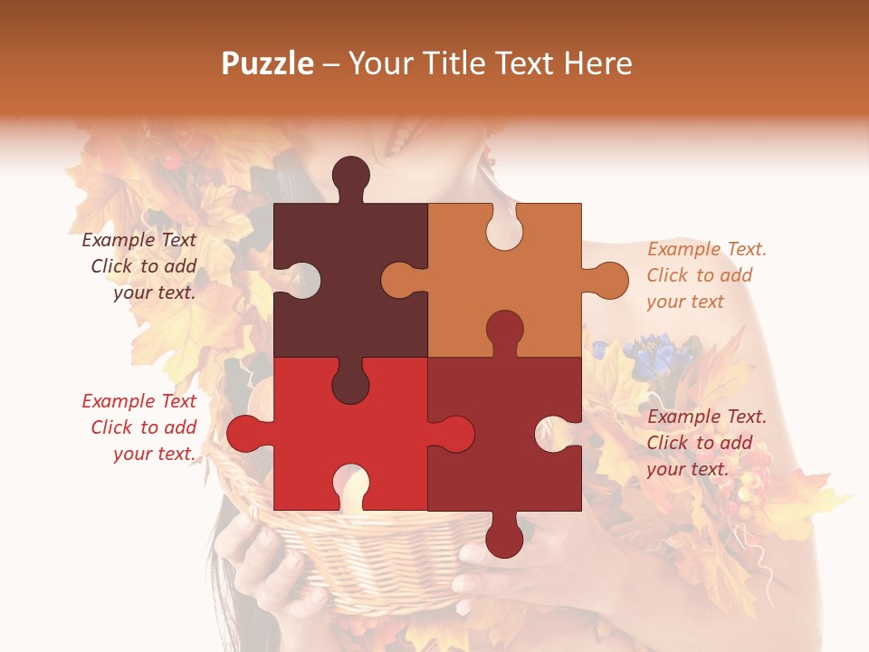 Apple Person Flower PowerPoint Template