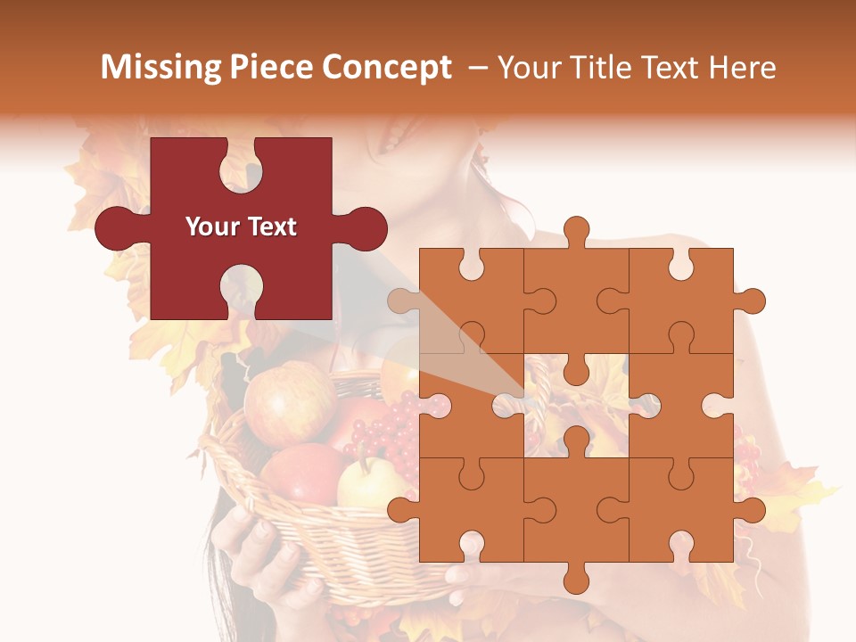 Apple Person Flower PowerPoint Template