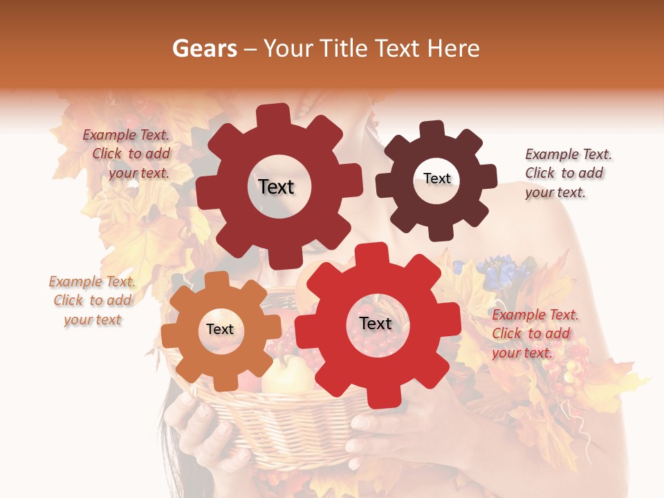 Apple Person Flower PowerPoint Template