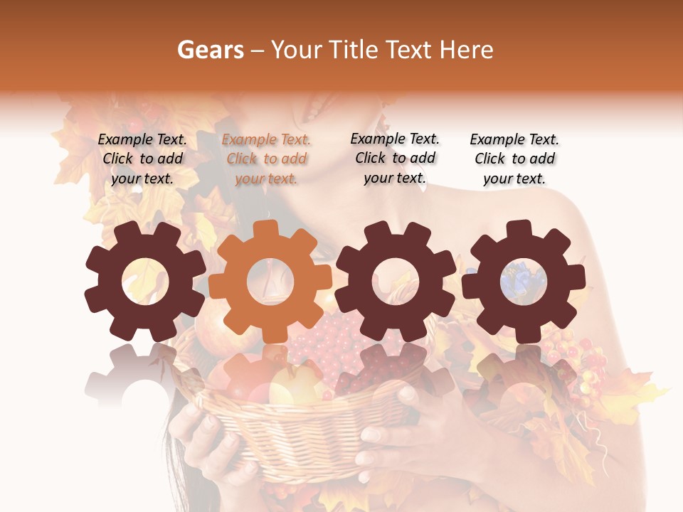 Apple Person Flower PowerPoint Template