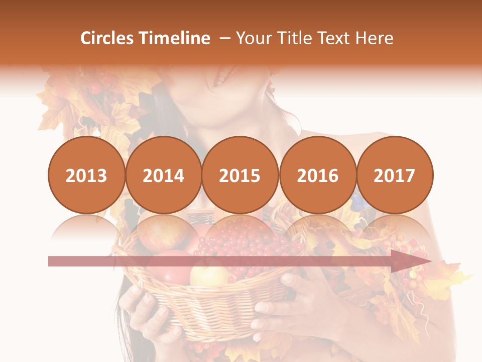 Apple Person Flower PowerPoint Template