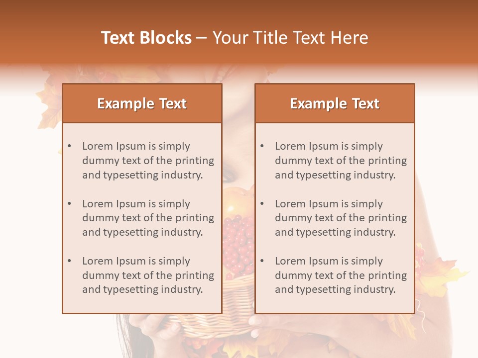 Apple Person Flower PowerPoint Template