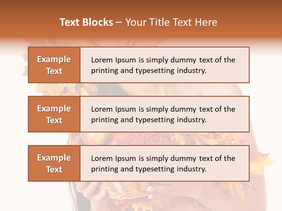Apple Person Flower PowerPoint Template