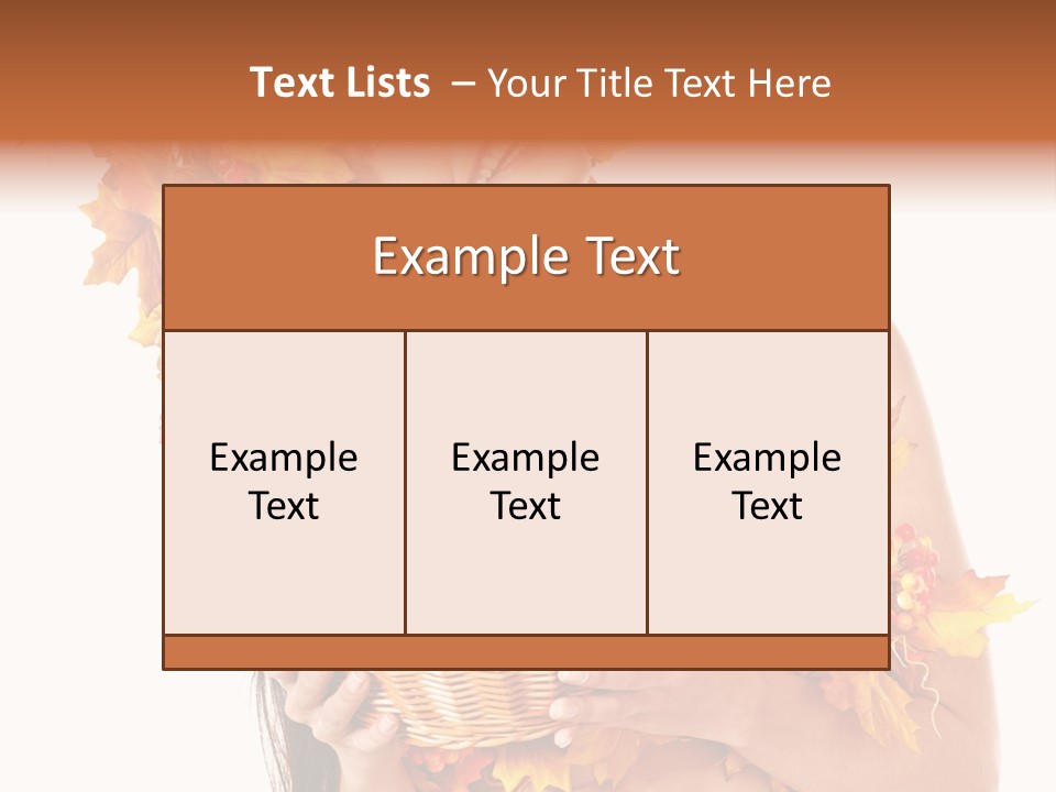 Apple Person Flower PowerPoint Template