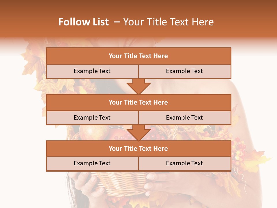 Apple Person Flower PowerPoint Template