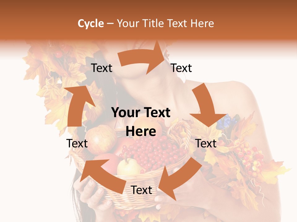 Apple Person Flower PowerPoint Template