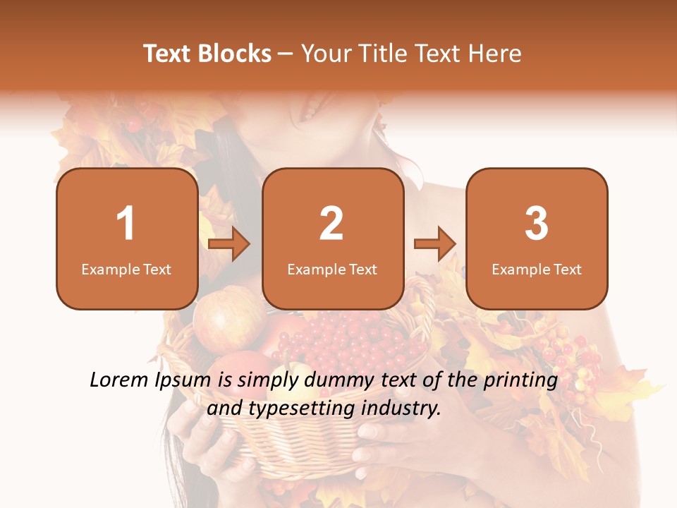 Apple Person Flower PowerPoint Template