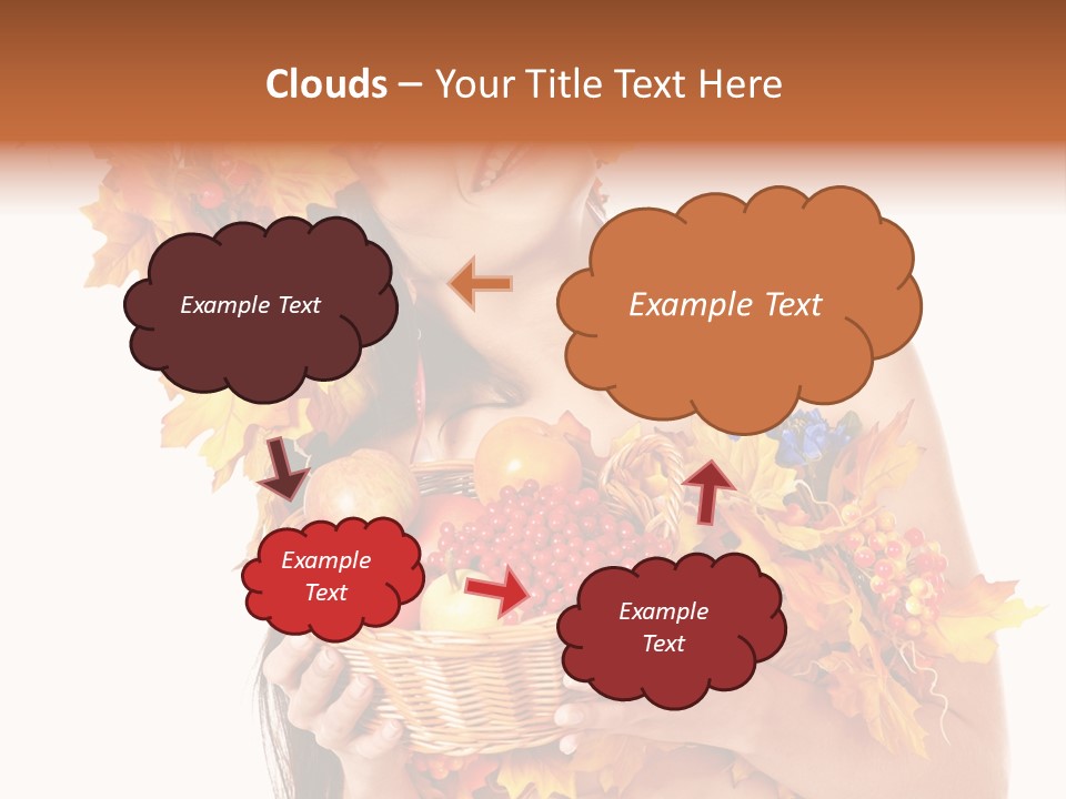 Apple Person Flower PowerPoint Template