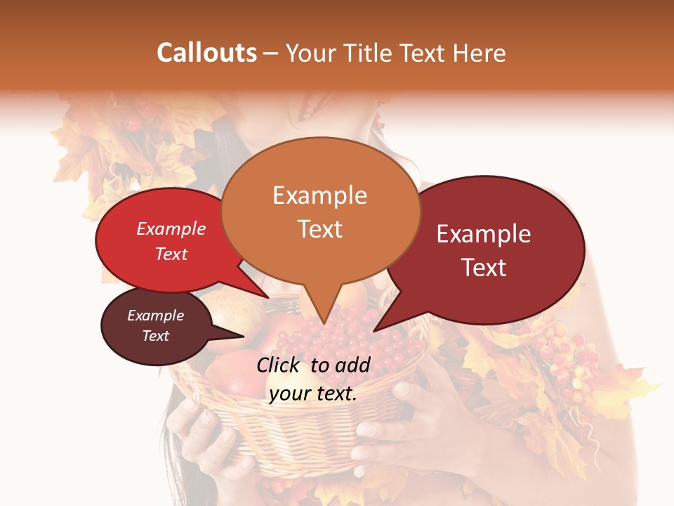 Apple Person Flower PowerPoint Template