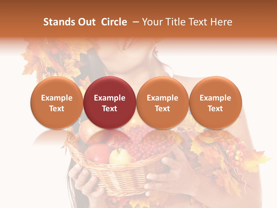 Apple Person Flower PowerPoint Template