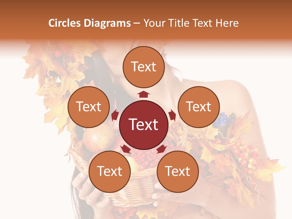 Apple Person Flower PowerPoint Template