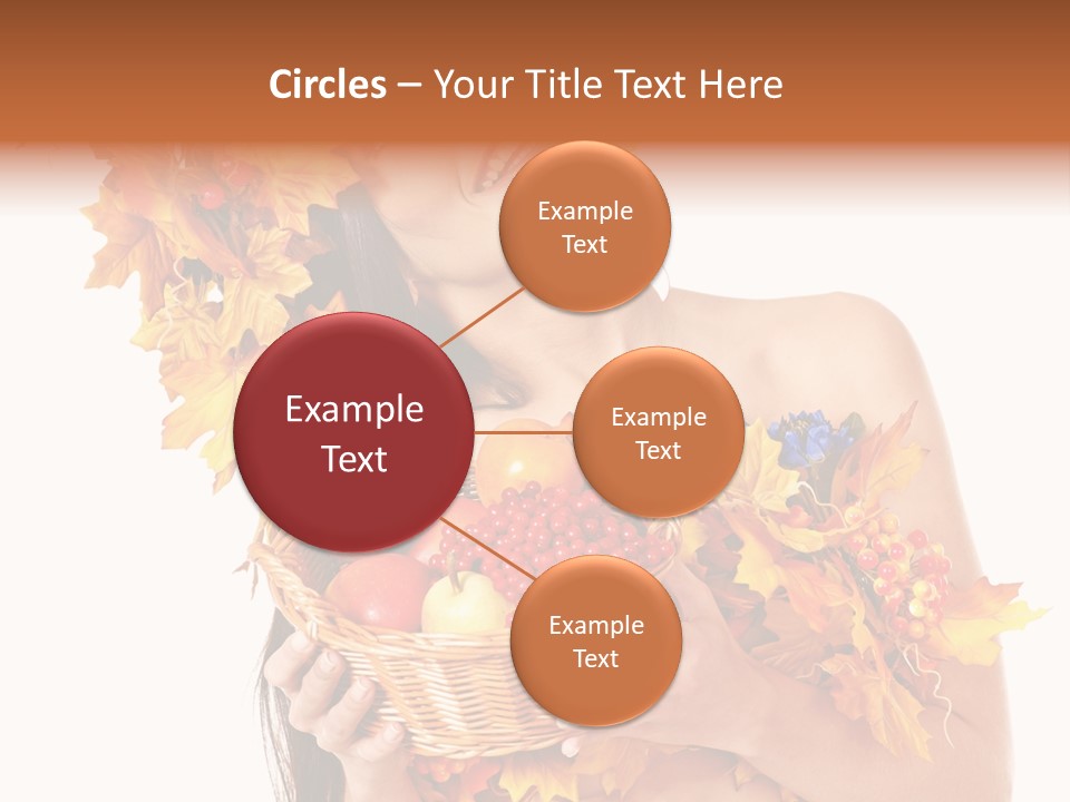 Apple Person Flower PowerPoint Template