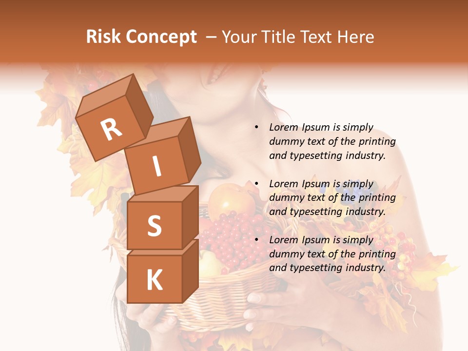 Apple Person Flower PowerPoint Template