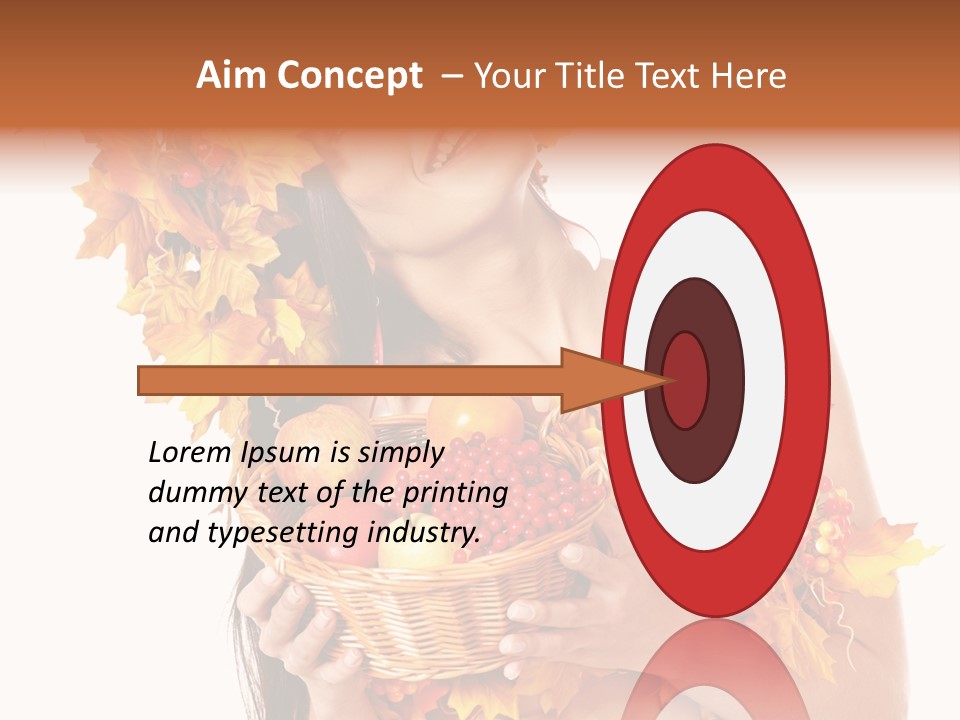 Apple Person Flower PowerPoint Template