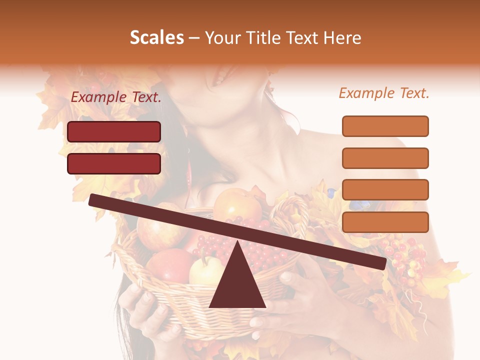 Apple Person Flower PowerPoint Template