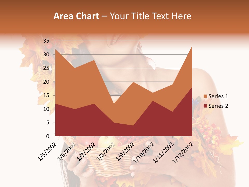Apple Person Flower PowerPoint Template