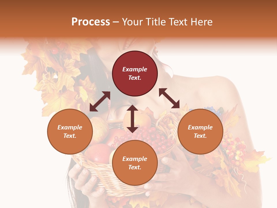 Apple Person Flower PowerPoint Template