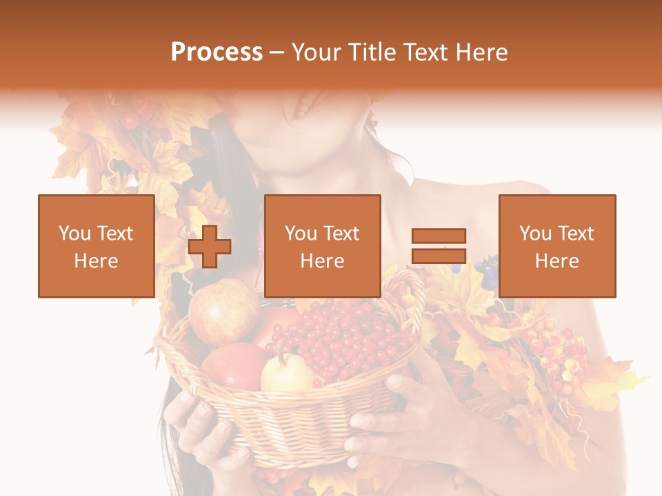 Apple Person Flower PowerPoint Template