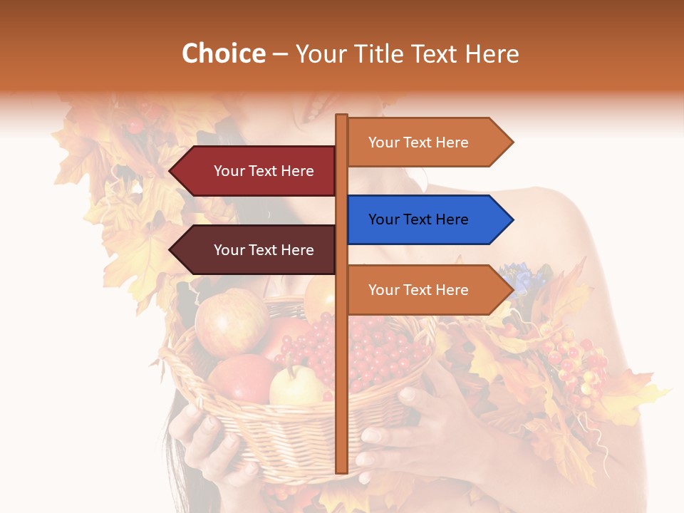 Apple Person Flower PowerPoint Template