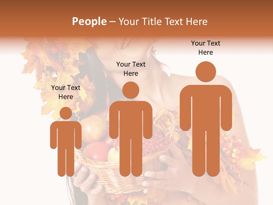 Apple Person Flower PowerPoint Template
